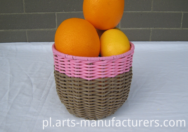 tkactwo kosz kwiatów weaving flower basket